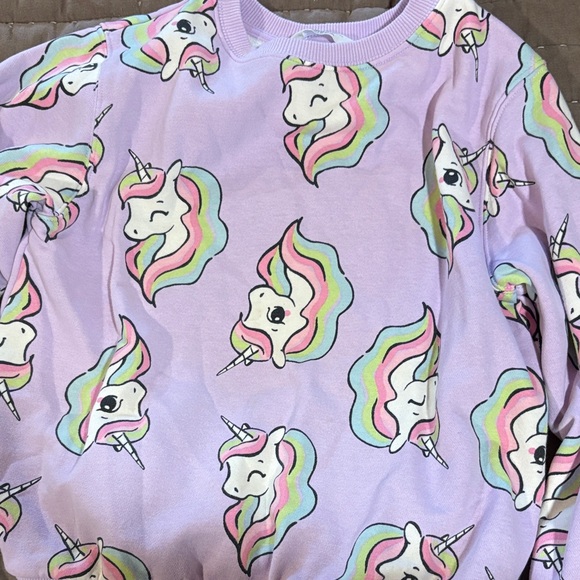 H&M Kids Unicorn Sweater - Purple and Multicolor - Picture 1 of 1